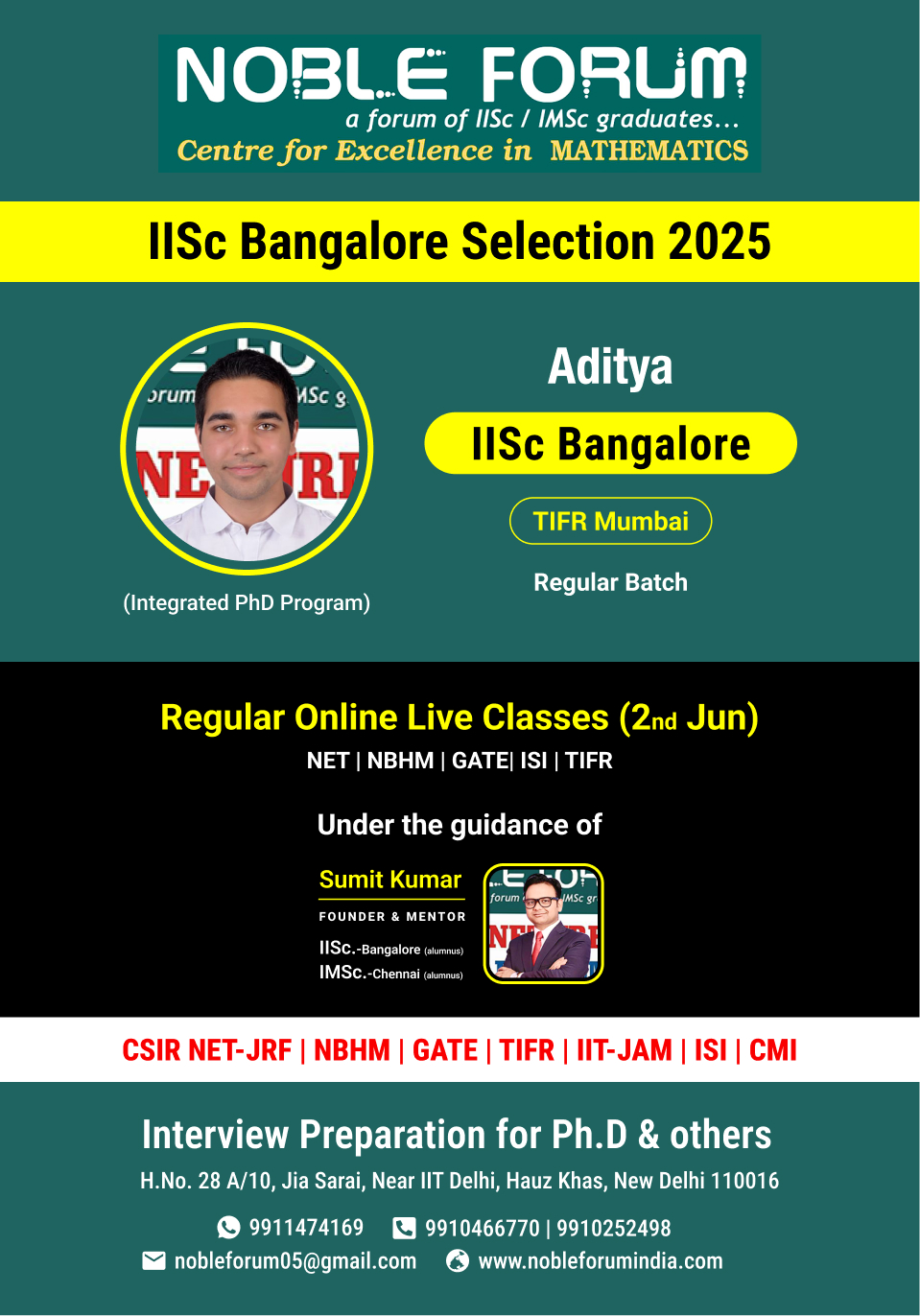 Aditya _ IISc Bangalore